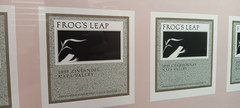 Frog&rsquo;s Leap Wine Napa Valley Framed Label Art Signed by Winemaker John Williams