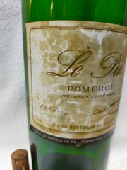 Magnum 1.5 L Size Chateau Le Pin 1991 Pomerol (empty) Glass Bottle With Cork