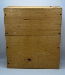 Great Western New York State Wines Champagnes Vintage Slide Top Wood Crate 11×13