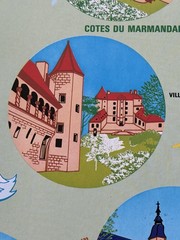 Vintage French Wine Poster Sud-Ouest France Vineyards SOPEXA 1970s Map