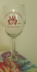 RAFFALDINI VINEYARDS Branded Wine Glass « Chianti in the Carolinas » (NC)