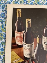 Vintage 1969 Taylor Wine Print Ad We Uncomplicate Wine