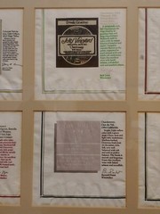 Rare 37&Prime; Framed Vtg California Wine Napkin Collection 1980-85 Napa Sonoma Shafer