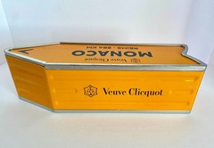 VEUVE Clicquot Champagne MONACO Arrow Tin LIMITED EDITION Gift Box Orange Decor