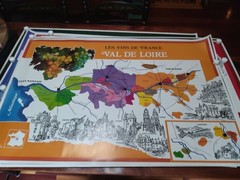 9 1980s Les Vins De France Posters 43×29 Estate Pierre Chambrin White House Chef