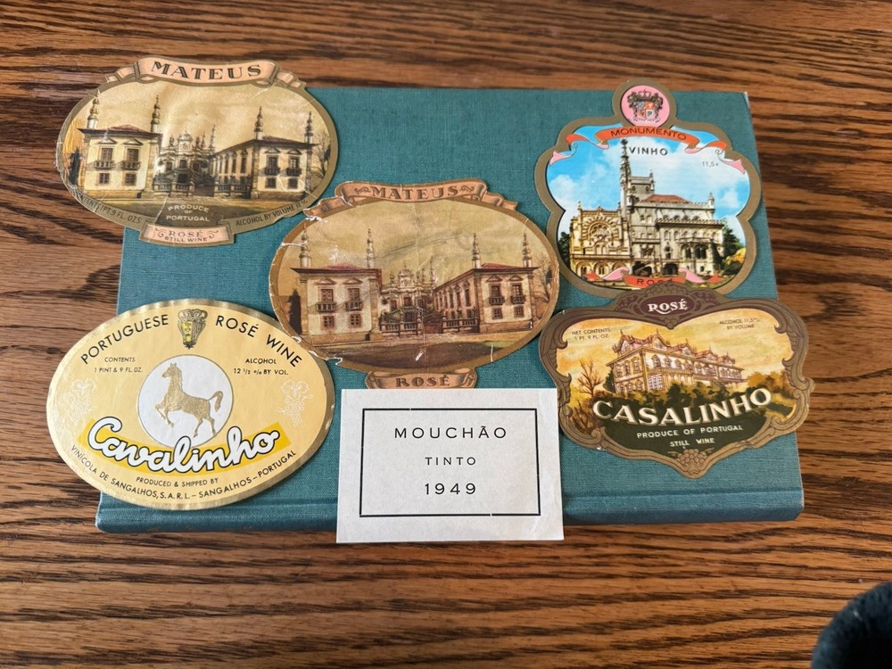 Old Rosé Wine Bottle Labels Several Appear 1940&rsquo;s Or Older Vintage Ephemera