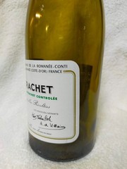 DRC ROMANEE CONTI Montrachet 2017 Glass Bottle (empty) Japan back Label chip