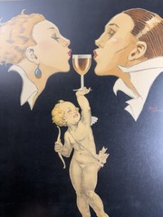 Antique Advertising Porto Ramos Pinto Poster René Vincent 20s Original Art Deco