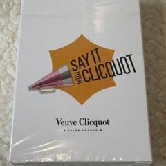 Veuve Clicquot Say It With Clicquot Luxury Playing Cards Rare NEW Sealed