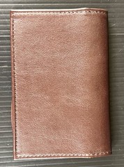 Ruinart Champagne Brown Leather Card Case Wallet & Giftbag – Luxury