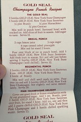 Gold Seal 1940s Wines & Champagnes Vintage Drink Recipes Print Ad New York State