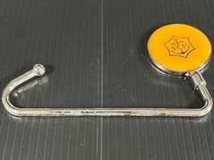 Veuve Clicquot Champagne Swiveling Handbag / Purse Table Hook, Velvet Bag – Rare
