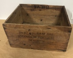 Vintage Wooden Wine Crate – Dalvas Fine Tawny Port Portugal