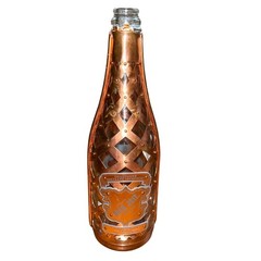 Empty Beau Joie Special Cuvee Brut Rosé Champagne bottle