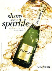CHANDON WINE AD #3 RARE 2012 OOP
