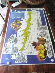 9 1980s Les Vins De France Posters 43×29 Estate Pierre Chambrin White House Chef