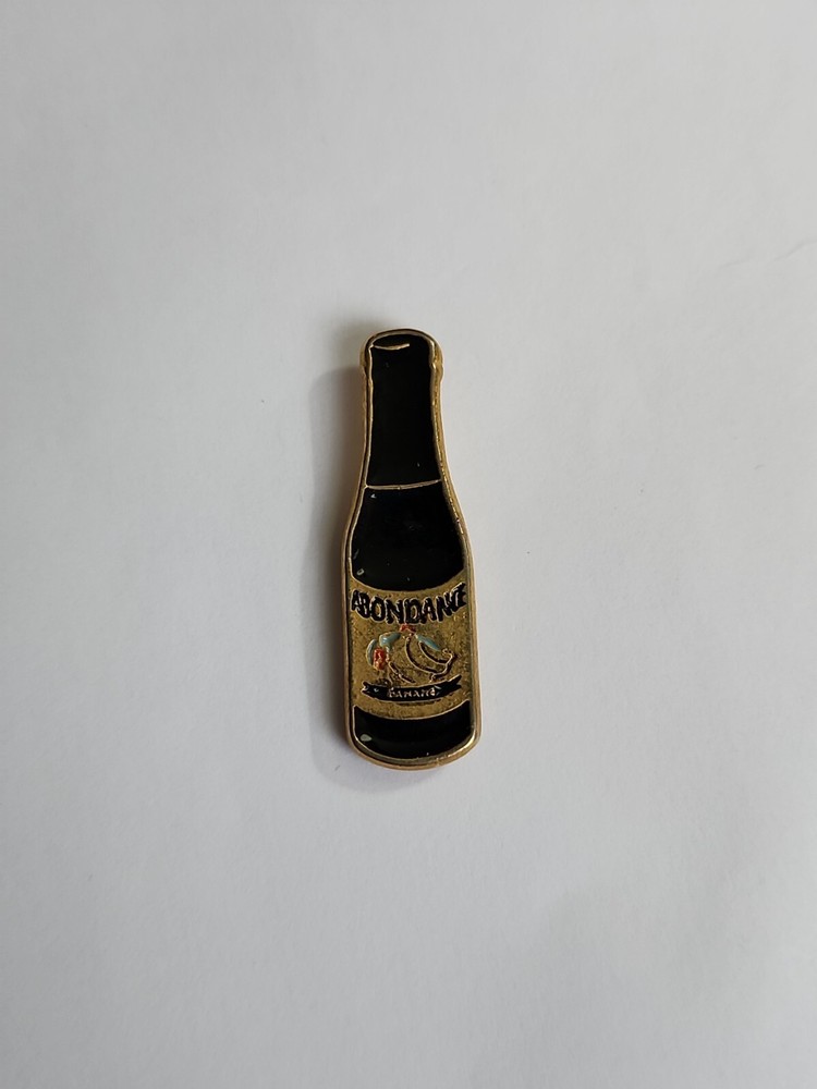 Abondance Wine Bottle Lapel Pin Winery California Vineyard