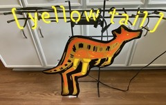 2002 Yellow Tail Wine Kangaroo Neon Style Store Display Sign Works