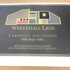 Whitehall Lane Cabernet Sauvignon 1986 Napa Valley Vtg Art Print Signed 56/100