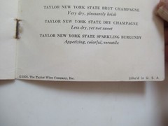 Vintage 1956 Champagne Makes a Party Booklet – The Taylor Wine Company, Inc