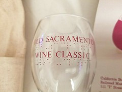 1985 Old Sacramento Wine Classic Set: Wine Glass, Tote, Program Pamphlets & Pen