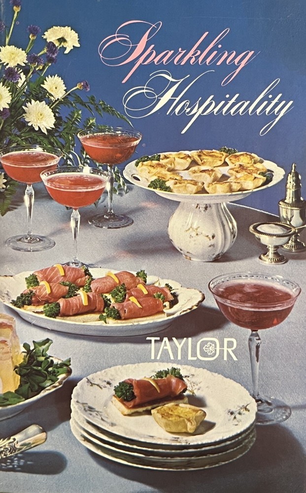 Vintage Taylor Wine Company Recipe Booklet Mixed Drink Bartender Guide 1970