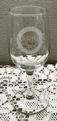 Vintage Warner Champagne Cellar And Bistro 6” Stem Glass