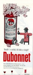 1950 Dubonnet Aperitif Wine Magazine Print Ad Lot Art Deco