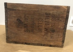 Vintage Wooden Wine Crate – Dalvas Fine Tawny Port Portugal