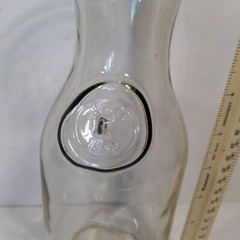 Vintage Paul Mason « Since 1852 » Glass Milk Bottle Carafe or Vase Farmhouse Style