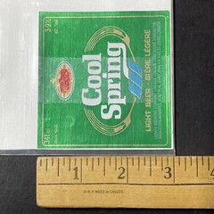 Vintage 1980s Cool Spring Light UNUSED Paper Label London Ontario Q2009