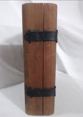 Cantine Duca D&rsquo;Asti Piedmonte Italy Empty Wooden Hinged Wine Box Latched 1980s