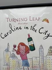 1999 Turning Leaf Wine Caroline in the City Cartoon Promo Poster Framed 90s