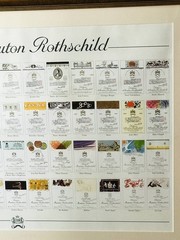 [Used Item] Chateau Mouton Rothschild Art Label Poster, Framed, Wine Label Colle
