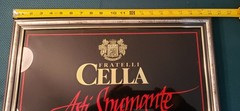 FRATILLI CELLA Wine Anst Spumante Sparkling Wine Advertising Mirror