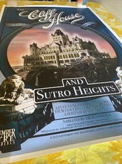 SAN FRANCISCO CLIFF HOUSE & Sutro Heights POSTER Tom Wyrsch documentary rare SF