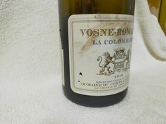 Domaine du Comte Liger Belair Vosne Romanee La Colombiere 2016 (Empty) Bottle
