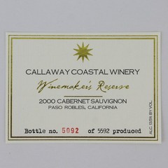 Lot Of 16 Miscellaneous California Wine Labels 1990-2002 Unused