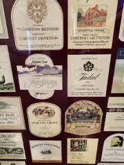 VINTAGE Wines of the Napa Valley Wine Label Series One Collector Framed Poster