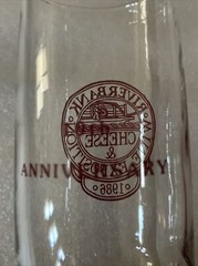 2 Riverbank Cheese Wine Exposition 1986 10th Anniversary Purple Champagne Glass