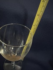 Kendall Jackson – Santa Rosa, California – Wine Glass – Gold Design w Flaw