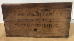 Vintage Wooden Wine Crate – Dalvas Fine Tawny Port Portugal
