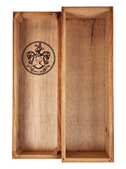 Vintage Carlos I Brandy Pedro Domecq Wood Box Bottle Holder Keepsake BOX ONLY