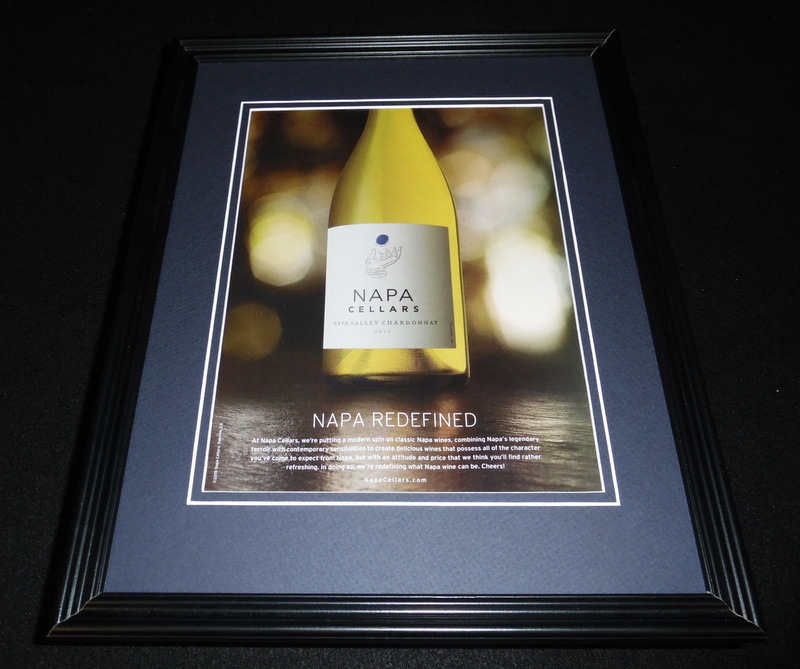 2015 Napa Cellars Wine Framed 11×14 ORIGINAL Advertisement