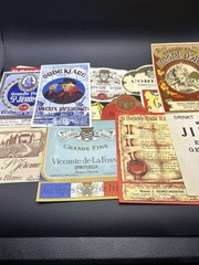 50 Vintage Original FRENCH LIQUOR LABEL COLLECTION 1920s-40s Bottle Labels LOT