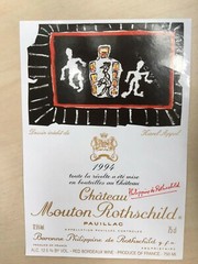 The 1994 Chateau Mouton Rothschild (Specimen) – Label by: Karel Appel