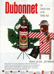 1950 Dubonnet Aperitif Wine Magazine Print Ad Lot Art Deco