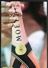 MOET & CHANDON CHAMPAGNE 1MM PVC BOARD POP LIQUOR STORE 48&Prime; x 16&Prime; LARGE POSTER