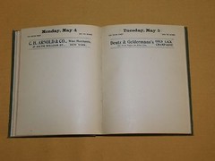 VINTAGE LIQUOR AD C H ARNOLD WINE MERCHANTS NY 1903 YEAR BOOK CALENDAR