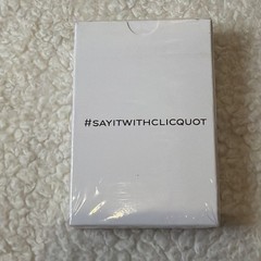 Veuve Clicquot Say It With Clicquot Luxury Playing Cards Rare NEW Sealed
